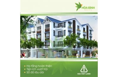 Bán mảnh đất đẹp nhất TP Hòa Bình 100m2 1.6 tỷ