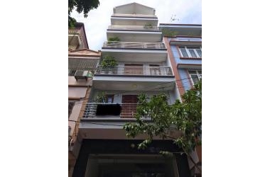 Bán gấp nhà phố Bùi Huy Ích - Hoàng Mai 55m 6 tầng GARA Ô TÔ mặt tiền 5.5m Kinh Doanh Văn