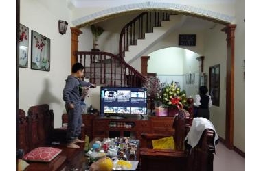 Mặt tiền rộng, thoáng, diện tích 61m2, mặt tiền 4,3m, 3 tầng, 3,85 tỷ