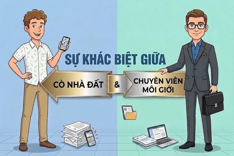 Môi giới chuyên nghiệp khác cò đất truyền thống ở điểm nào?